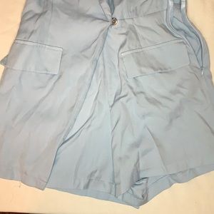 MISSGUIDED BABY BLUE ROMPER
